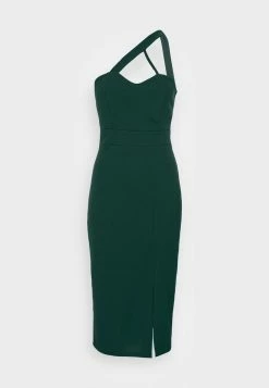 WAL G. SAVANAH HALTER NECK MIDI DRESS - Jersey Dress - Forest Green -WAL G. Sales Store d0854199d24041aabfd2c3b5ad0611fd