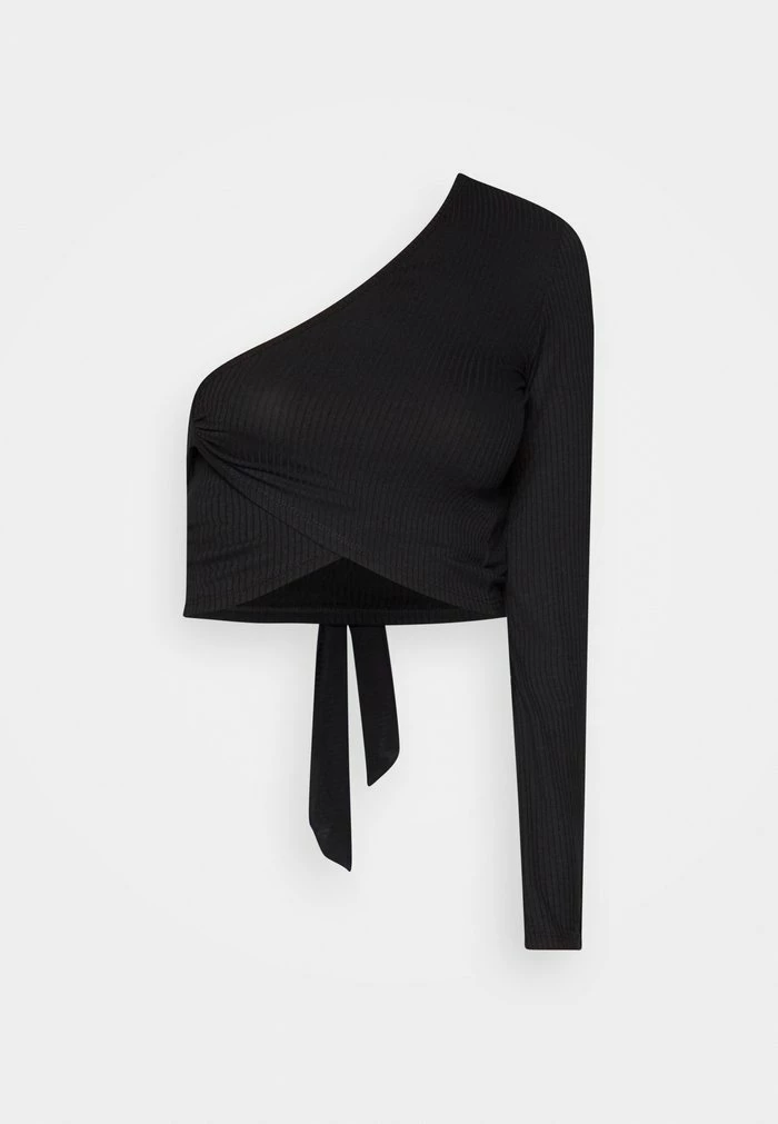 PHEOBE WRAP - Long sleeved top - black WAL G. PHEOBE WRAP - Long Sleeved Top - Black -WAL G. Sales Store d0b7122cc84546b3a898fdba82b06ac6