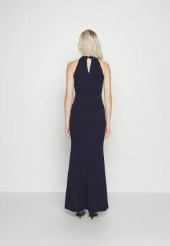 WAL G. SABRINA SEQUIN MAXI DRESS - Cocktail Dress / Party Dress - Navy Blue -WAL G. Sales Store d1a99c99deba4a3498808f4b94a38c2c