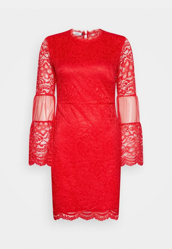 DETAIL MINI DRESS - Cocktail dress / Party dress - red WAL G. DETAIL MINI DRESS - Cocktail Dress / Party Dress - Red -WAL G. Sales Store d245aef97bd6425eb2d0ee218d42c5dc