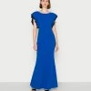 WAL G. ZOYA RUFFLE SLEEVE DRESS - Cocktail Dress / Party Dress - Electric Blue/navy
