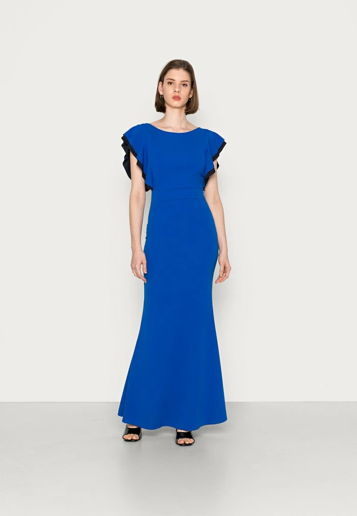 ZOYA RUFFLE SLEEVE DRESS - Cocktail dress / Party dress - electric blue/navy WAL G. ZOYA RUFFLE SLEEVE DRESS - Cocktail Dress / Party Dress - Electric Blue/navy -WAL G. Sales Store d430c52230d14b91994f872c967e9f00