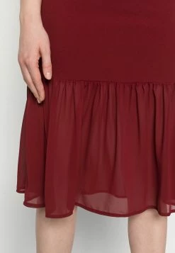 WAL G. JESSIE PLEAT MIDI DRESS - Cocktail Dress / Party Dress - Wine -WAL G. Sales Store d5ce8bf4222c44b9ad1599996d0a6be8