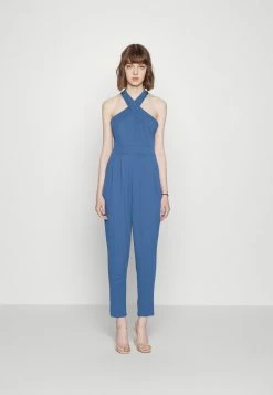 WAL G. ROBBIE HALTER - Jumpsuit - Denim Blue