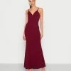 WAL G. JESSE STRAP DRESS - Jersey Dress - Berry Wine