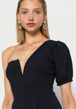 WAL G. HELVIA ONE SLEEVE V NECK - Jumpsuit - Navy Blue -WAL G. Sales Store d8c1b43da85d499da8d35e0b15a2b352