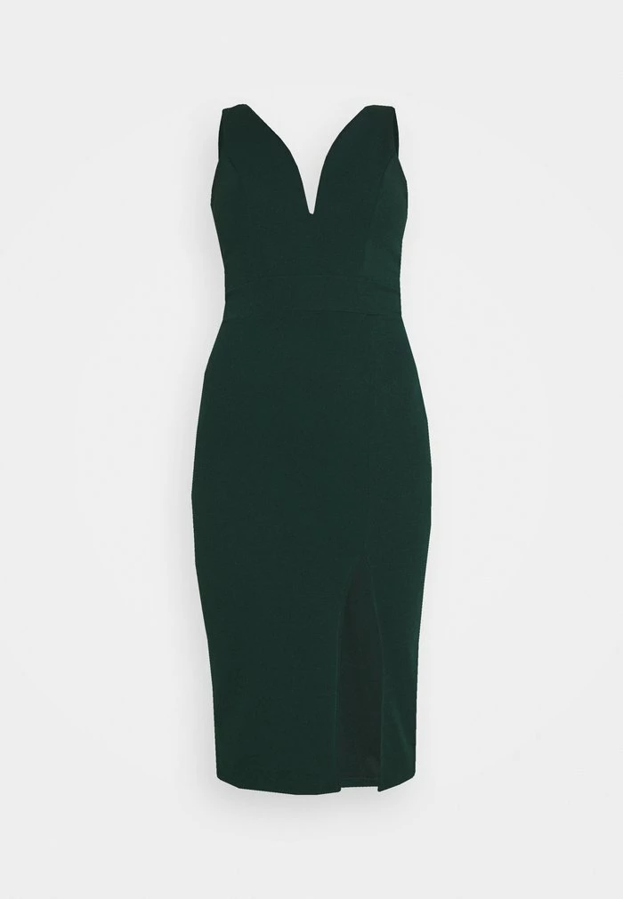 V NECK PLUNGE MIDI DRESS - Jersey dress - forest green WAL G. V NECK PLUNGE MIDI DRESS - Jersey Dress - Forest Green -WAL G. Sales Store d8c433f8d14941b6ba8a564b00bb9a4b
