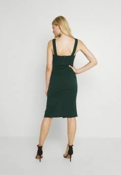 WAL G. V NECK PLUNGE MIDI DRESS - Jersey Dress - Forest Green 2 WAL G. V NECK PLUNGE MIDI DRESS - Jersey Dress - Forest Green -WAL G. Sales Store d8cc5325e0f9413ea69ec251ed1e7c6f
