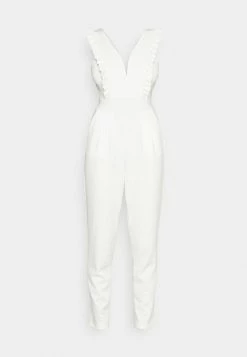 WAL G. RAYNA RUFFLED - Jumpsuit - White 4 WAL G. RAYNA RUFFLED - Jumpsuit - White -WAL G. Sales Store d9bb82b22c46461797c6d331e67e2ec9