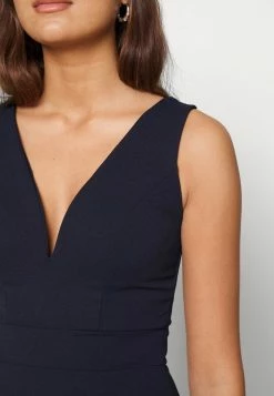 WAL G. V NECK MIDI - Jersey Dress - Navy Blue -WAL G. Sales Store da310240e0454a4c9ccaa1197da65dbf