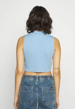 WAL G. PATON HIGH NECK VEST - Print T-shirt - Cornflour Blue 2 WAL G. PATON HIGH NECK VEST - Print T-shirt - Cornflour Blue -WAL G. Sales Store db1e9bf0a0554964bd038a5e763f219d