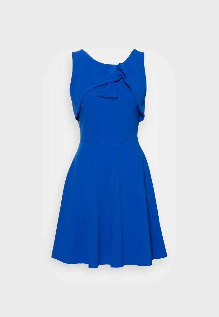 REMI KNOT SKATER DRESS - Cocktail dress / Party dress - electric blue WAL G. REMI KNOT SKATER DRESS - Cocktail Dress / Party Dress - Electric Blue -WAL G. Sales Store db5817cbb4db44e4907706a02c5149be