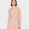WAL G. XANTHE V NECK SKATER DRESS - Cocktail Dress / Party Dress - Blush Pink