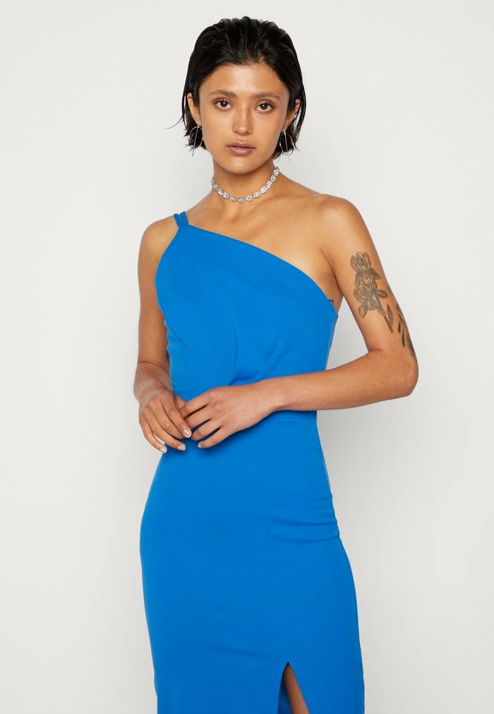 TOM ONE SHOULDER MIDI - Cocktail dress / Party dress - electric blue WAL G. TOM ONE SHOULDER MIDI - Cocktail Dress / Party Dress - Electric Blue -WAL G. Sales Store dc9d7eaefe92428c9cf7c8f78e55a770