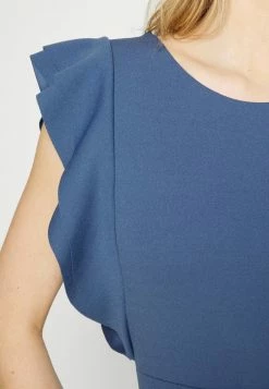 WAL G. DIANA RUFFLE SLEEVE MIDI DRESS - Jersey Dress - Denim 6 WAL G. DIANA RUFFLE SLEEVE MIDI DRESS - Jersey Dress - Denim -WAL G. Sales Store dda7ffc921d846e098e5b92f3eba68bc