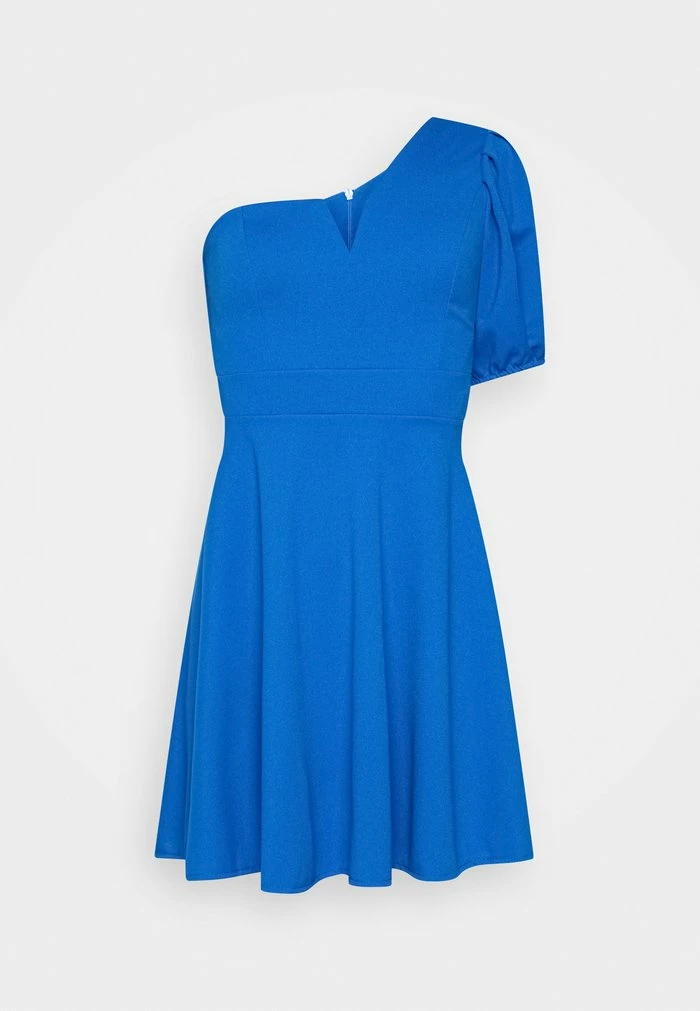 ZALORA ONE SLEEVE SKATER DRESS - Jersey dress - electric blue WAL G. ZALORA ONE SLEEVE SKATER DRESS - Jersey Dress - Electric Blue -WAL G. Sales Store de04e055c019471b9e2f5ad6562d2837