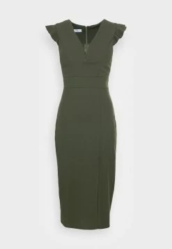 WAL G. SALINA MIDI DRESS - Shift Dress - Khaki Green -WAL G. Sales Store de92d3286a534573a92925f33a2cb384