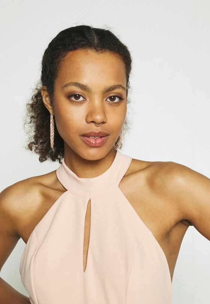 SHAZNY HALTER NECK - Jumpsuit - salmon pink WAL G. SHAZNY HALTER NECK - Jumpsuit - Salmon Pink -WAL G. Sales Store ded152771503472c94e06ca51e65a13d