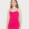 WAL G. ISABEL ROUCHED DRESS - Jersey Dress - Fushia
