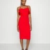 WAL G. EMAAN MIDI DRESS - Jersey Dress - Red