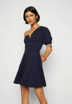 WAL G. ZALORA ONE SLEEVE SKATER DRESS - Jersey Dress - Navy Blue 3 WAL G. ZALORA ONE SLEEVE SKATER DRESS - Jersey Dress - Navy Blue -WAL G. Sales Store e212c73567ca4086974f4e731393eb4d