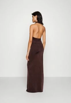WAL G. MATTY CUT OUT MAXI DRESS - Cocktail Dress / Party Dress - Dark Brown -WAL G. Sales Store e305f1bc915c4da198abd1a47537c2ff