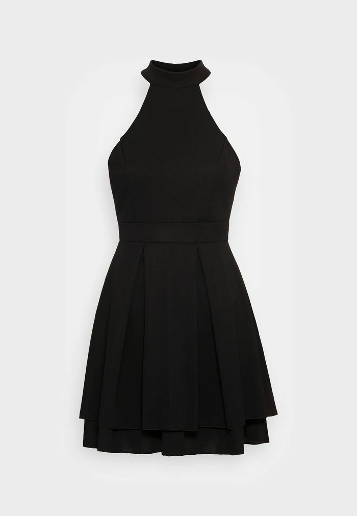 CHERYL HALTER NECK SKATER DRESS - Day dress - black WAL G. CHERYL HALTER NECK SKATER DRESS - Day Dress - Black -WAL G. Sales Store e4176b79e83a43bd8a7d41f39ee8444b