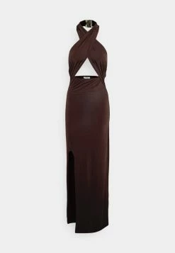 WAL G. MATTY CUT OUT MAXI DRESS - Cocktail Dress / Party Dress - Dark Brown -WAL G. Sales Store e522c996d5824e0e80e2a9257f616458