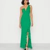 WAL G. SONYA ONE SHOULDER MAXI DRESS - Occasion Wear - Leaf Green