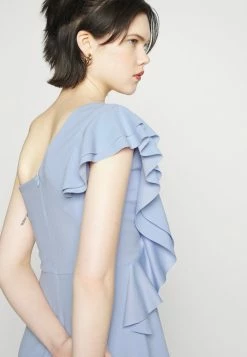 WAL G. ONE SHOULDER SKATER DRESS - Jersey Dress - Cornflower Blue -WAL G. Sales Store e765c7965051422cbc1ccac92a1307bc