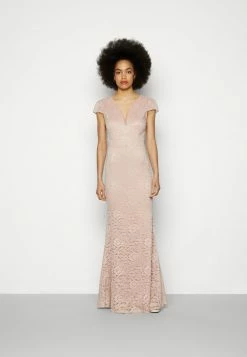 WAL G. WGXZL WEDDING - SASHA LACE MIDI DRESS - Occasion Wear - Blush Pink