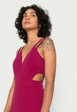 WAL G. JADE CUT OUT - Jumpsuit - Magenta -WAL G. Sales Store e8182668d1284b189cffa1a86cc04d5c