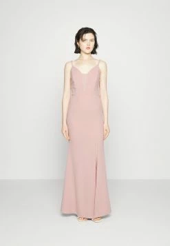 WAL G. WGXZL WEDDING - YEMMY MESH NECK MAXI DRESS - Occasion Wear - Blush Pink