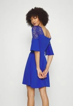 WAL G. WGXZL WEDDING - FLORA FLARE SLEEVE SKATER DRESS - Cocktail Dress / Party Dress - Electric Blue 4 WAL G. WGXZL WEDDING - FLORA FLARE SLEEVE SKATER DRESS - Cocktail Dress / Party Dress - Electric Blue -WAL G. Sales Store e95ef02eed69490581c816583444bf95