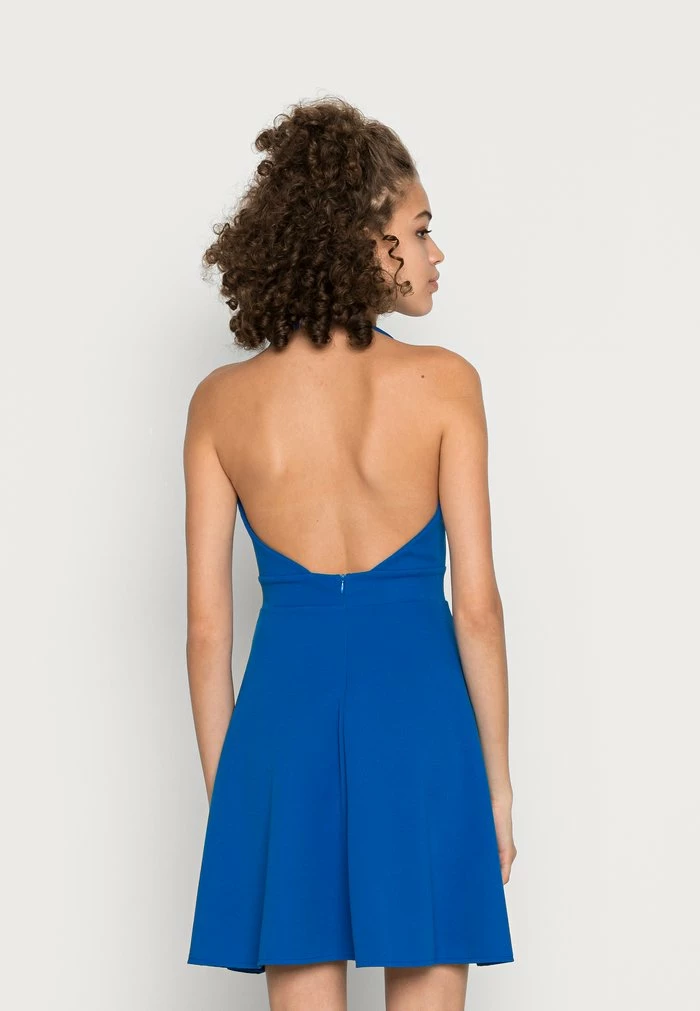 CHELSEA HALTER NECK SKATER DRESS - Cocktail dress / Party dress - royal blue WAL G. CHELSEA HALTER NECK SKATER DRESS - Cocktail Dress / Party Dress - Royal Blue -WAL G. Sales Store eb1415d99c4043d59bb3d08cfb1f9326