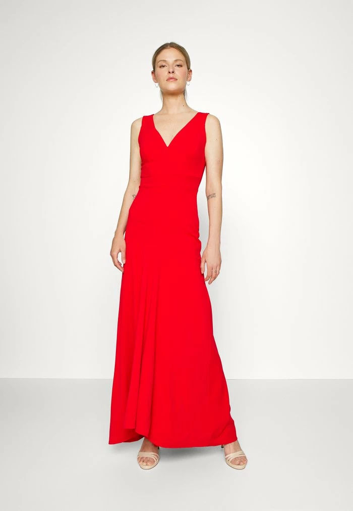 WGXZL WEDDING - ANNA V NECK MAXI DRESS - Occasion wear - red WAL G. WGXZL WEDDING - ANNA V NECK MAXI DRESS - Occasion Wear - Red -WAL G. Sales Store ec5c0b3496db4a2b9ab006f869a92742