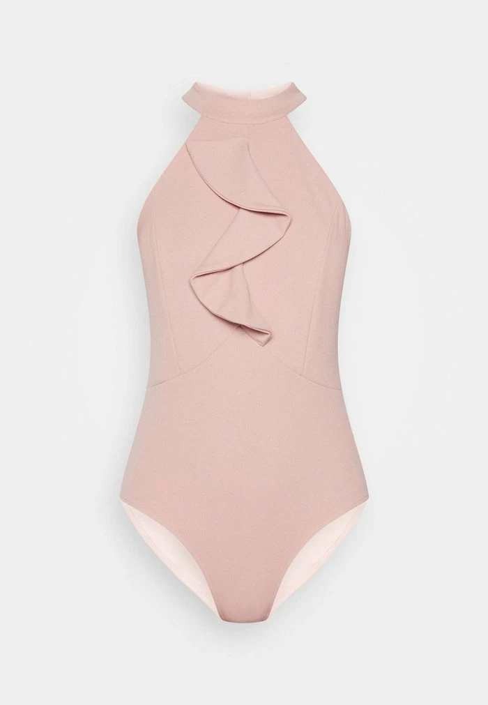 FRAN FRILL BODYSUIT - Top - blush pink WAL G. FRAN FRILL BODYSUIT - Top - Blush Pink -WAL G. Sales Store ece1e7edce8b421ebea51262140d5dcf