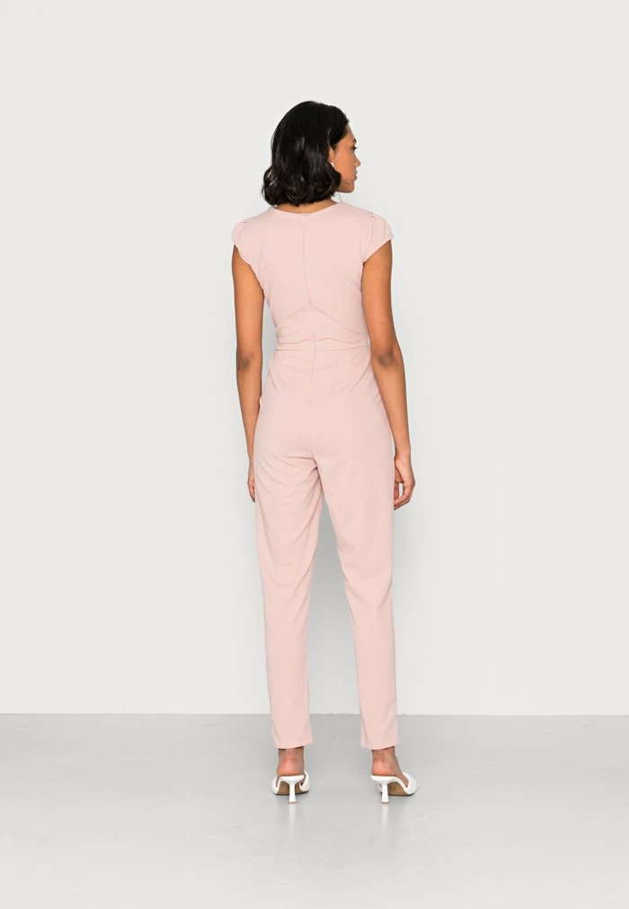SHORT SLEEVE V NECK - Jumpsuit - blush pink WAL G. SHORT SLEEVE V NECK - Jumpsuit - Blush Pink -WAL G. Sales Store ed6db1fe81ce4cf7a94eadd064b958ec