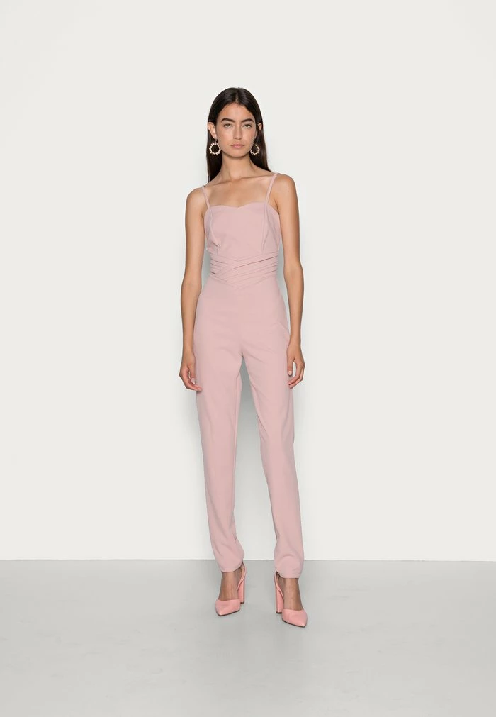 RIMI STRAIGHT LEG - Jumpsuit - blush pink WAL G. RIMI STRAIGHT LEG - Jumpsuit - Blush Pink -WAL G. Sales Store edc024d6d7734107a7fa0a6ece2f9e5c