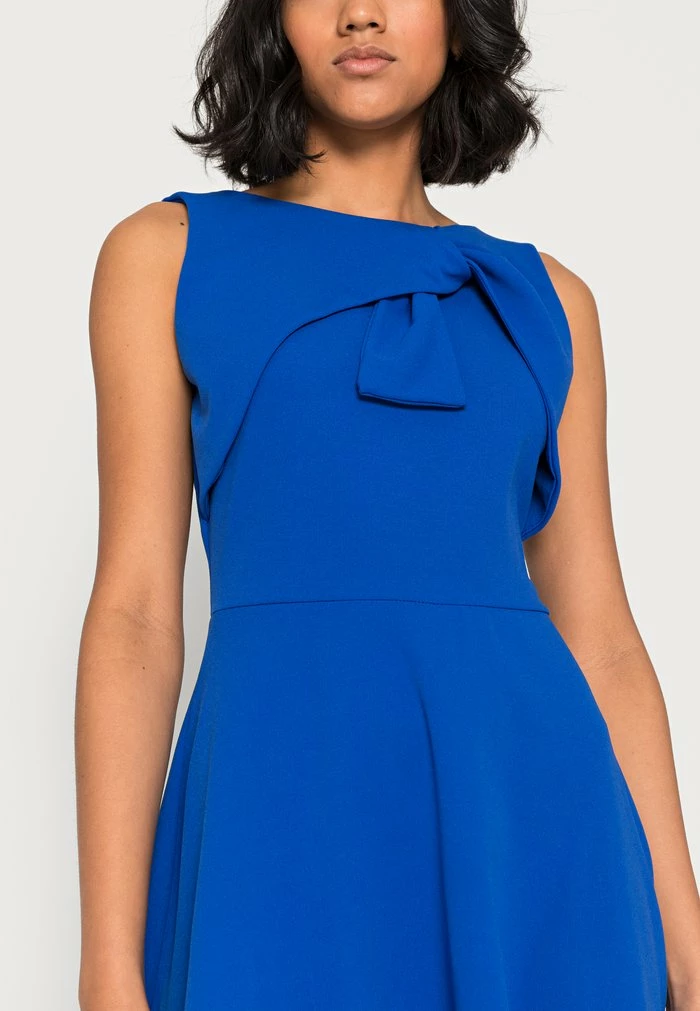 REMI KNOT SKATER DRESS - Cocktail dress / Party dress - electric blue WAL G. REMI KNOT SKATER DRESS - Cocktail Dress / Party Dress - Electric Blue -WAL G. Sales Store ee8e80fe86fd4546a7e53dc23ad872eb