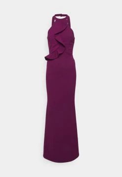 WAL G. TILLY RUFFLE HALTER NECK MAXI DRESS - Cocktail Dress / Party Dress - Plum 4 WAL G. TILLY RUFFLE HALTER NECK MAXI DRESS - Cocktail Dress / Party Dress - Plum -WAL G. Sales Store ee99476aaab246e28a82a93c7acdbc32