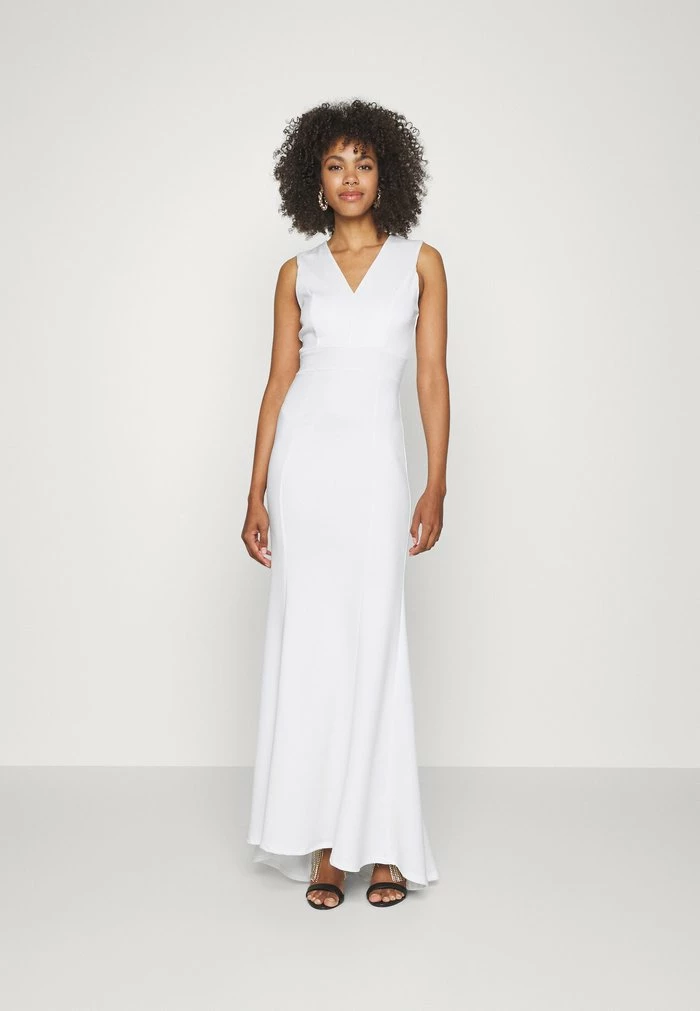 WGXZL WEDDING - MARIETTA V NECK MAXI DRESS - Occasion wear - white WAL G. WGXZL WEDDING - MARIETTA V NECK MAXI DRESS - Occasion Wear - White -WAL G. Sales Store efab3a0b9a8d406daf731ad0687bc0f0