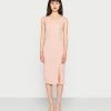WAL G. V NECK MIDI - Jersey Dress - Blush Pink