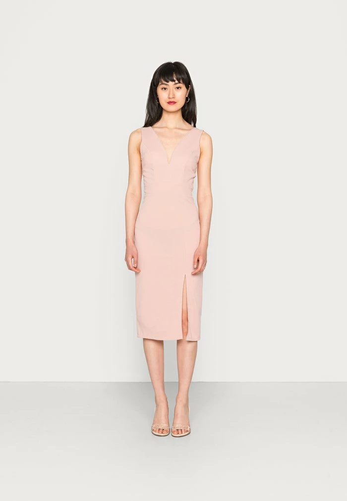 V NECK MIDI - Jersey dress - blush pink WAL G. V NECK MIDI - Jersey Dress - Blush Pink -WAL G. Sales Store f0037d71f138440d8ec1e360e8e7430c