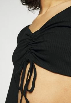 WAL G. KELLY CROP - Long Sleeved Top - Black 5 WAL G. KELLY CROP - Long Sleeved Top - Black -WAL G. Sales Store f0796a8752a147dfa6e71734e25d8a99