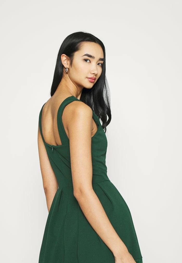 NADIA VPLUNGE NECK SKATER DRESS - Cocktail dress / Party dress - forest green WAL G. NADIA VPLUNGE NECK SKATER DRESS - Cocktail Dress / Party Dress - Forest Green -WAL G. Sales Store f0bb0b2883dd4faaab69b462782e628e