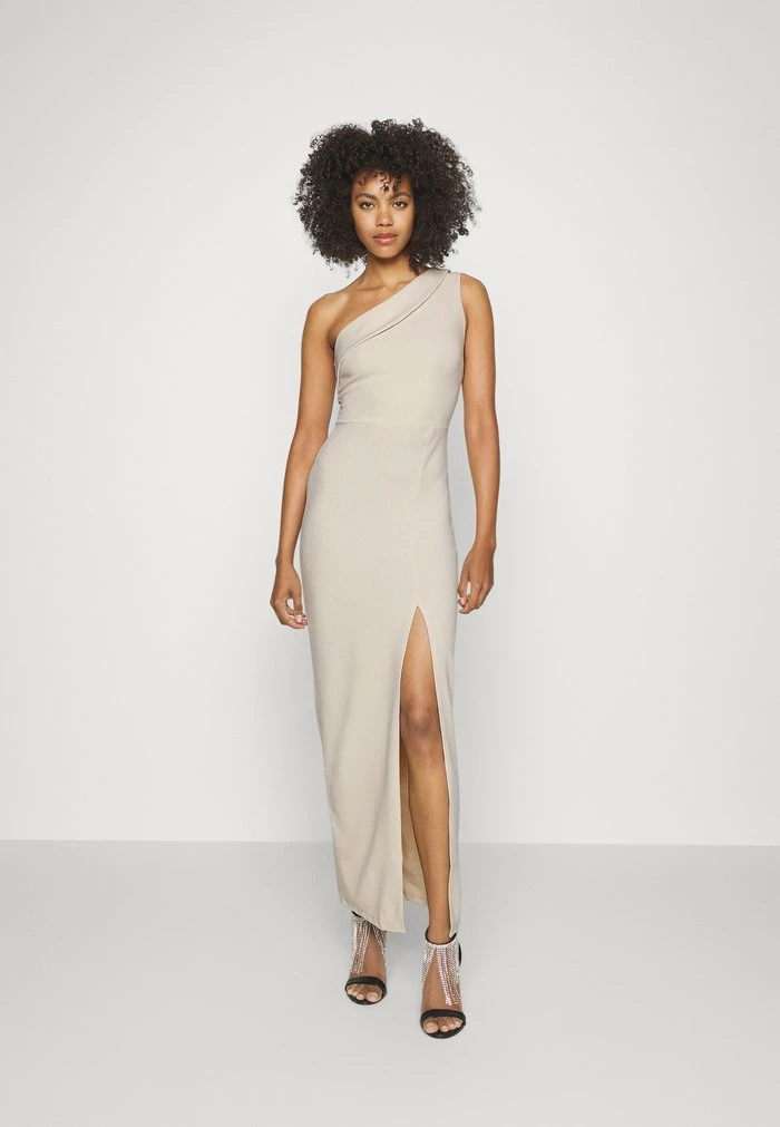 WGXZL WEDDING - CHARM ONE SHOULDER MAXI DRESS - Occasion wear - beige WAL G. WGXZL WEDDING - CHARM ONE SHOULDER MAXI DRESS - Occasion Wear - Beige -WAL G. Sales Store f11c6ed997e74fc08a68537cc09305ce