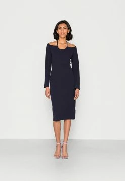 WAL G. ALEXIS CUT OUT HALTER DRESS - Cocktail Dress / Party Dress - Navy