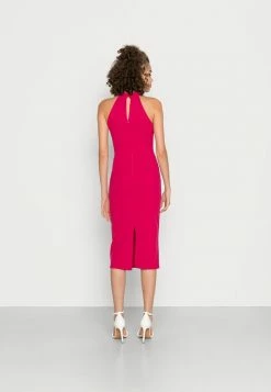 WAL G. STACE HALTER NECK MIDI DRESS - Cocktail Dress / Party Dress - Dark Fushia 2 WAL G. STACE HALTER NECK MIDI DRESS - Cocktail Dress / Party Dress - Dark Fushia -WAL G. Sales Store f1a7b4ecfe3a4ea18da9bd339d22aab2