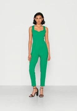 WAL G. SABINA HEART NECK - Jumpsuit - Leaf Green -WAL G. Sales Store f27285a61bca4fc498b9e0b5da7ffe27
